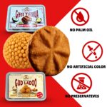 Ghar ki Mithaas – Ghee Thekua(250gm) & Gud Ladoo(400gm) - Image 2